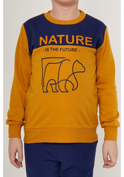 Rolypoly Nature İs İn The Future Kahverengi Erkek Çocuk Eşofman Takımı 5274-41589 Çok Renkli Rolypoly Nature İs İn The Future Kahverengi Erkek Çocuk Eşofman Takımı 5274-41589 Çok Renkli