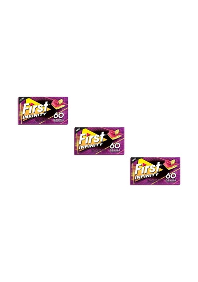 First Infinity Ahududu ve Limon Aromalı Şekersiz Tatlandırıcılı Sakız 3'lü