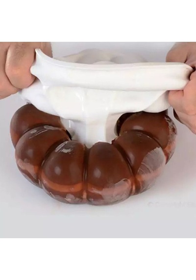 Yuvarlak Ortası Delikli 3d Boyutlu Kek Pasta Kalıbı Goldcakes