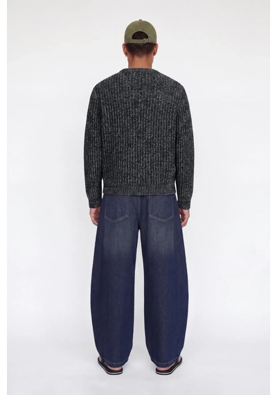 Jack & Jones Jjjaxon Erkek Kazak 12306928 Mavi