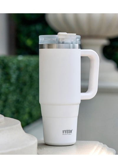 Tyeso Qq Termos Sızdırmaz Pipetli Çift Duvarlı Vakumlu 1200ml Turkuaz