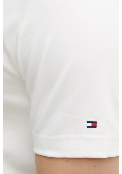 Tommy Hilfiger Erkek T Shirt Mw0mw41463 Ybl Beyaz Beyaz