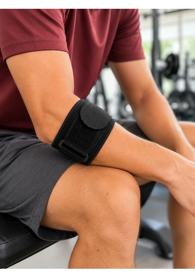 Golfçü Dirseği Bandajı Spor Ve Günlük Kullanım İçin Dirsek Bandı - Lisinya