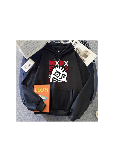 Tarzsokak Siyah Hip Hop Punk Band Mxpx Grafik Hoodies U Ka