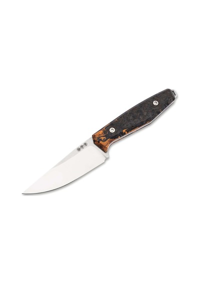 Böker Germany Daily Knives Ak1 Droppoint Magnacut Curly Birch Bıçak Çok Renkli