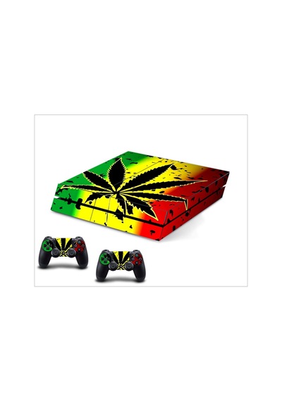 PS4 Fat Weed Sticker Seti