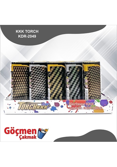 Kkk Torch Kdr 2049 Çakmak Desenli 20 Adet