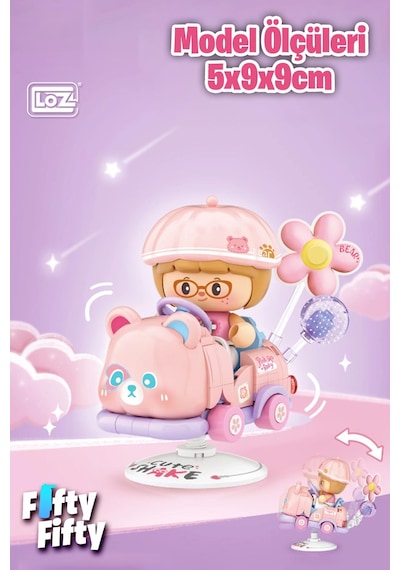 Loz Creative Serisi Sallanan Pembe Panda Modeli 189 Parça Oyuncak Yapım Seti Fflz-4301 Loz Creative Serisi Sallanan Pembe Panda Modeli 189 Parça Oyuncak Yapım Seti Fflz-4301