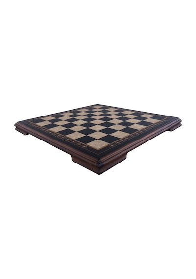 Helena Wood Art Masif Ahşap Koyu Satranç Tablası