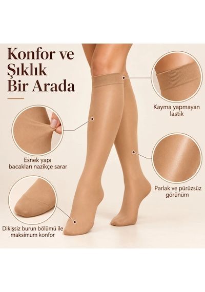 Ren.ga.renk Kadın 12'li İnce Parlak Diz Altı Çorap Seti Siyah Ten Sahra Renkli Zarif Günlük Dizaltı Çoraplar Renk: Siyah Beden: 36-40 Adet: 6 Rengaren Ren.ga.renk Kadın 12'li İnce Parlak Diz Altı Çorap Seti Siyah Ten Sahra Renkli Zarif Günlük Dizaltı Çoraplar Renk: Siyah Beden: 36-40 Adet: 6 Rengaren