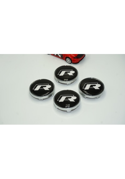 Vw Volkswagen R Jant Göbek Kapak Seti 60mm