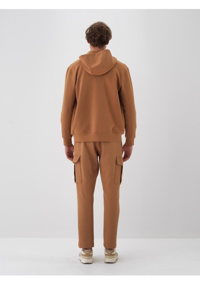 Xint Camel Pamuk Dokulu Regular Fit Sweatmont 350186