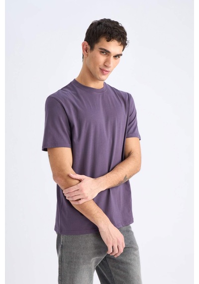DeFacto %100 Pamuk New Regular Fit Bisiklet Yaka Basic Düz Kısa Kollu Tişört V7699AZ25SPPR187 DeFacto %100 Pamuk New Regular Fit Bisiklet Yaka Basic Düz Kısa Kollu Tişört V7699AZ25SPPR187