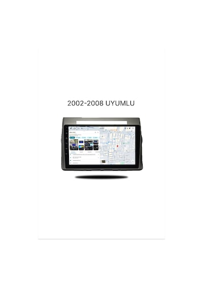 Snp Serisi Toyota Verso 2002 - 2008 Uyumlu 4-32gb Hafıza Multimedya Sistemi Ve Geri Görüş Kamerası 9"