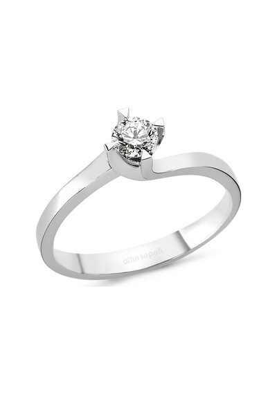 Tektaş Pırlanta Yüzük 0,33 Ct Yzas8165 Altınsepeti