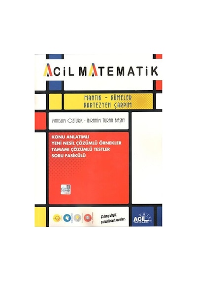 TYT Mantık Kümeler Kartezyen Çarpım -  Acil Yayınları