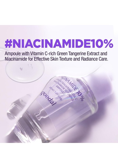 %10 Niacinamide İçerikli Ampul Goodal Green Tangerine Vita C Niacinamide 10 Toning Ampoule