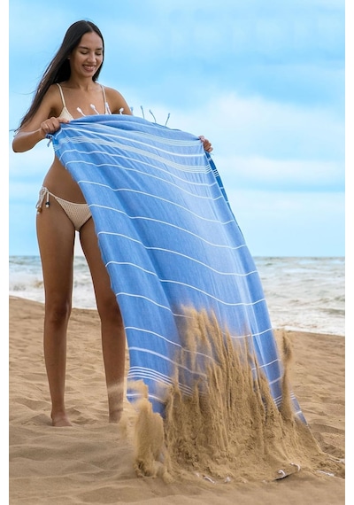 Sultan Peştemal Havlu 100 Pamuklu Deniz Plaj Banyo Peştemali 100x180 Cm Çok Renkli
