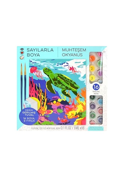 Numaralarla Boya Seti Amazing Ocean 9207 Diğer