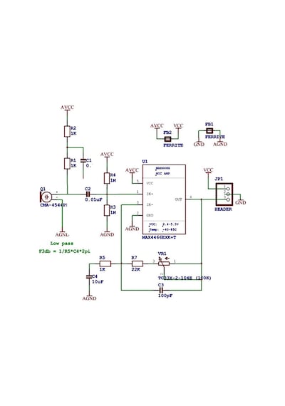 Max4466 Amplikatörlü Analog Elektet Mikrofon Sensör Ayarlanabilir Kazanç Kontrol Ses Algılayıcı