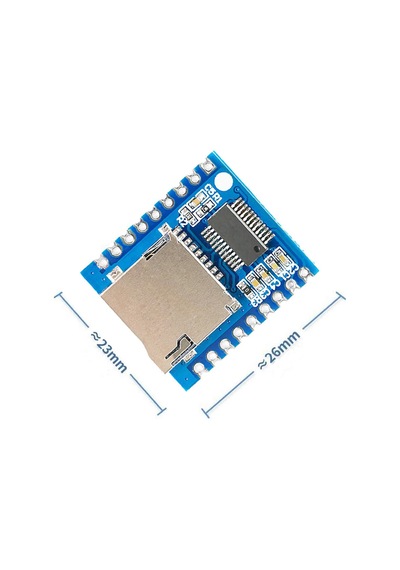 XY-V17B MP3 Wav Ses Çalma Modülü Micro Sd 32Gb Hafıza FAT16 FAT32 24 Bit