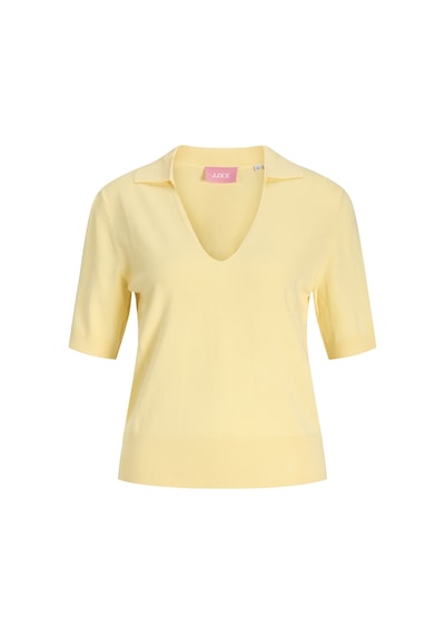 Jack & Jones Kadin Polo Yaka Kisa Kollu Triko - Ayla - 12265908 Sunlight