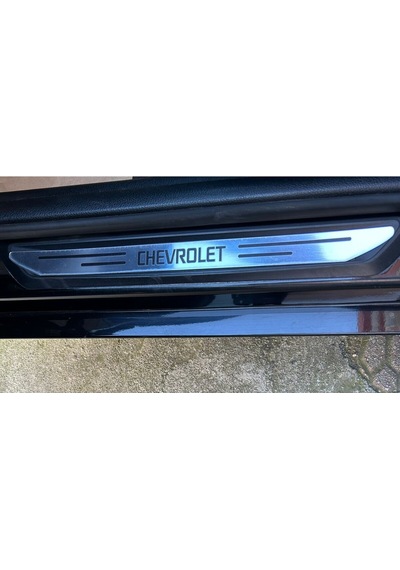 Chevrolet Kalos Özel Kapı Eşik Yazısı Krom
