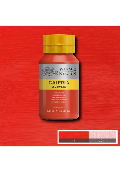 Winsor & Newton Galeria Akrilik Boya 500ml - Vermilion Hue 682