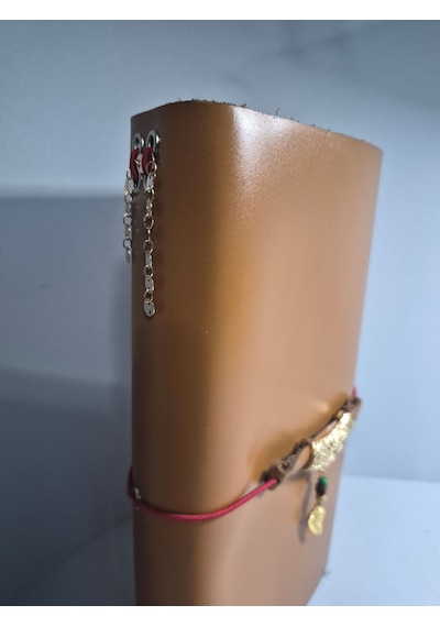 Gogo Hakiki Deri Travel Notebook Defter Kılıfı Style 2