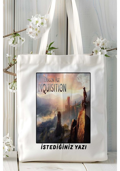 Art Hediye The Art Of Dragon Age Inquisition Oyun Baskılı Omuz Çanta Kişiye Özel Model 1 Çok Renkli
