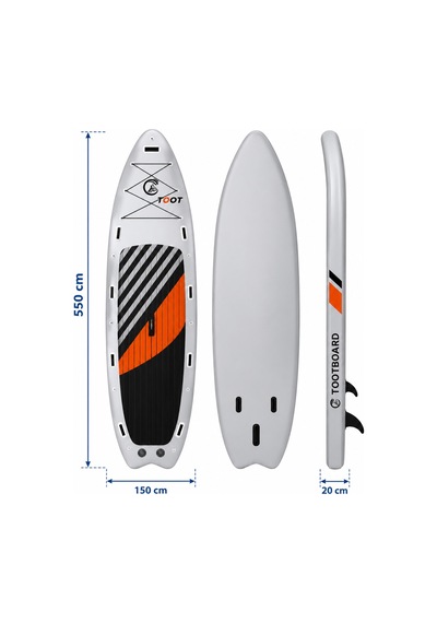 Family Board Şişme Aile Sup Board / Paddle Board 550 Cm