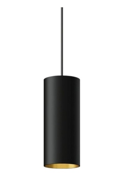 Gu10 Duylu Günışığı Led Ampullu Sarkıt Avize 14 Cm Yükseklik 6cm En Kablo Uzunluğu 100cm Siyah