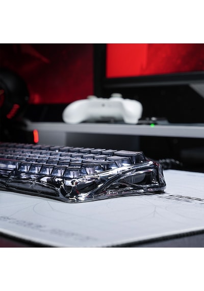 Gravastar Mercury V60 Manyetik Switch Gaming Klavye, Kablolu, İngilizce Q, Onyx Crystal