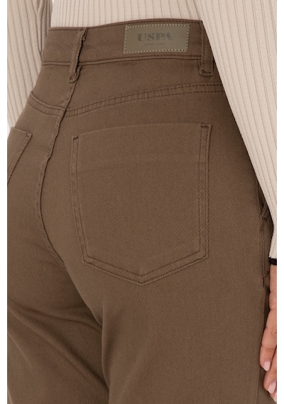 U.s. Polo Assn. Kadın Haki Pantolon Kanvas-chino 50316895-vr027 Hakı