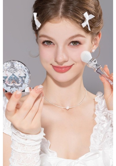 Flower Knows Swan Ballet Gümüş Beyaz Friendly Love Allık Fırçası