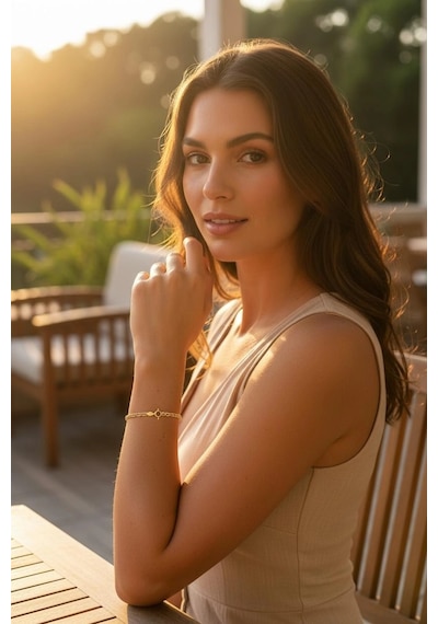 Altın Hediyelik Barlı Model Bilezik