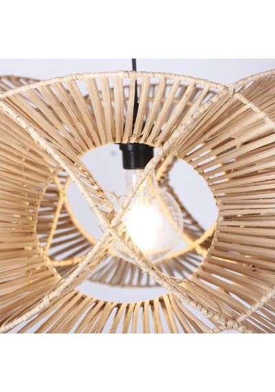 Oklid Doğal Rattan 30x60 Cm Aydınlatma Bej
