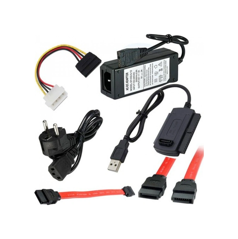 Usb 2.0 To Ide-sata 2,5" Ve 3,5" Harici Harddsik Kablosu Seti Combo Set