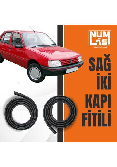 Peugeot 205 Sağ Ön Ve Arka Kapı Fitili-a Kalite-numlas-nm3718