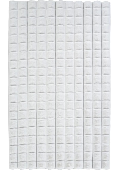 Apex Halı Diamante Peluş Halı 7001 Beyaz Renkli