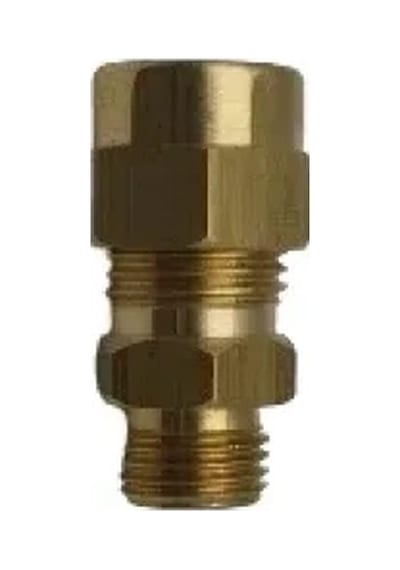 Sarı Pirinç Yüksüklü Rekor 1/4 - 8mm