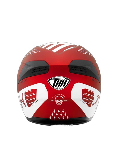 Thh T810s Mmxxı Kapalı Motosiklet Kaskı Beyaz - Kırmızı