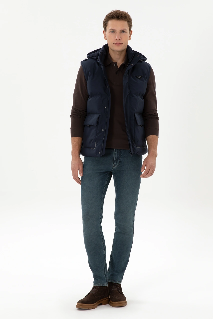 U.s. Polo Assn. Erkek Lacivert Yelek Dokuma 50310317-vr033 Lacivert