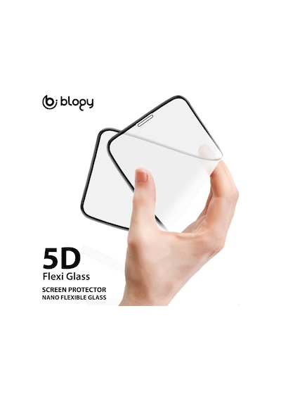 Buff Blogy Apple Uyumlu   iPhone 12 / 12 Pro Flexi 5D Ekran Koruyucu (464203387)
