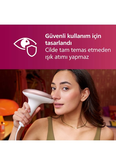 Philips Lumea 7000 Serisi BRI924/00 IPL Tüy Alma,Yüz Temizleme Cihazı, Vücut ve Yüz, 2 Başlık, Çanta
