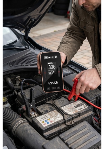 Eima Akü Takviye Cihazı Ve Lastik Şişirme Kompresörü Jump Starter