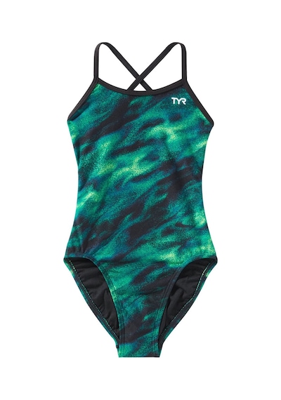Tyr Durafast Elite Kadın - Kız Trinityfit Yüzücü Mayo - Soren Yeşil