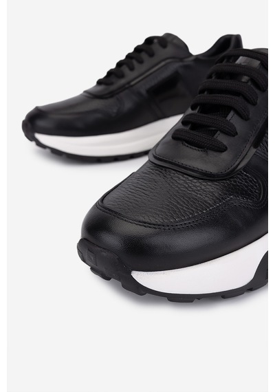Valmenti Erkek Hakiki Deri Siyah Sneakers & Spor Ayakkabı 864 1071 Erk Ayk Sk25-26 Sıyah Siyah