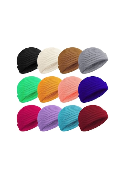 Külah Erkek Docker Örgü Bere Skullcap Hipster Şapka