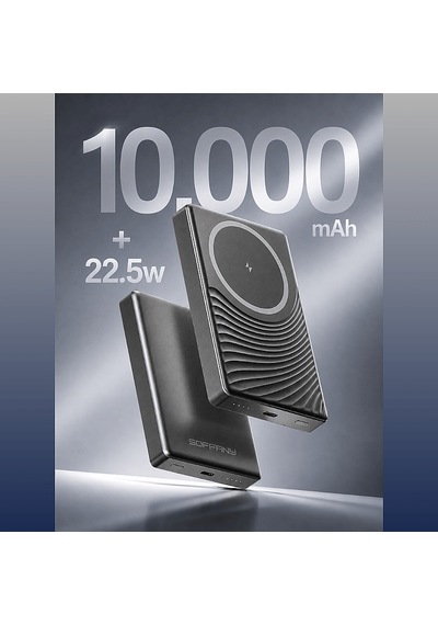 Ehz-70 22.5w Hızlı Şarj Pd Magsafe Powerbank 10000 Mah Hızlı Slim Siyah